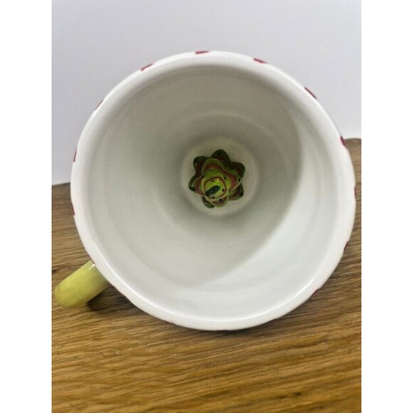 World Market 3D Surprise Tree Inside Checked Snowflake Christmas Holiday Mug - Picture 8 of 11